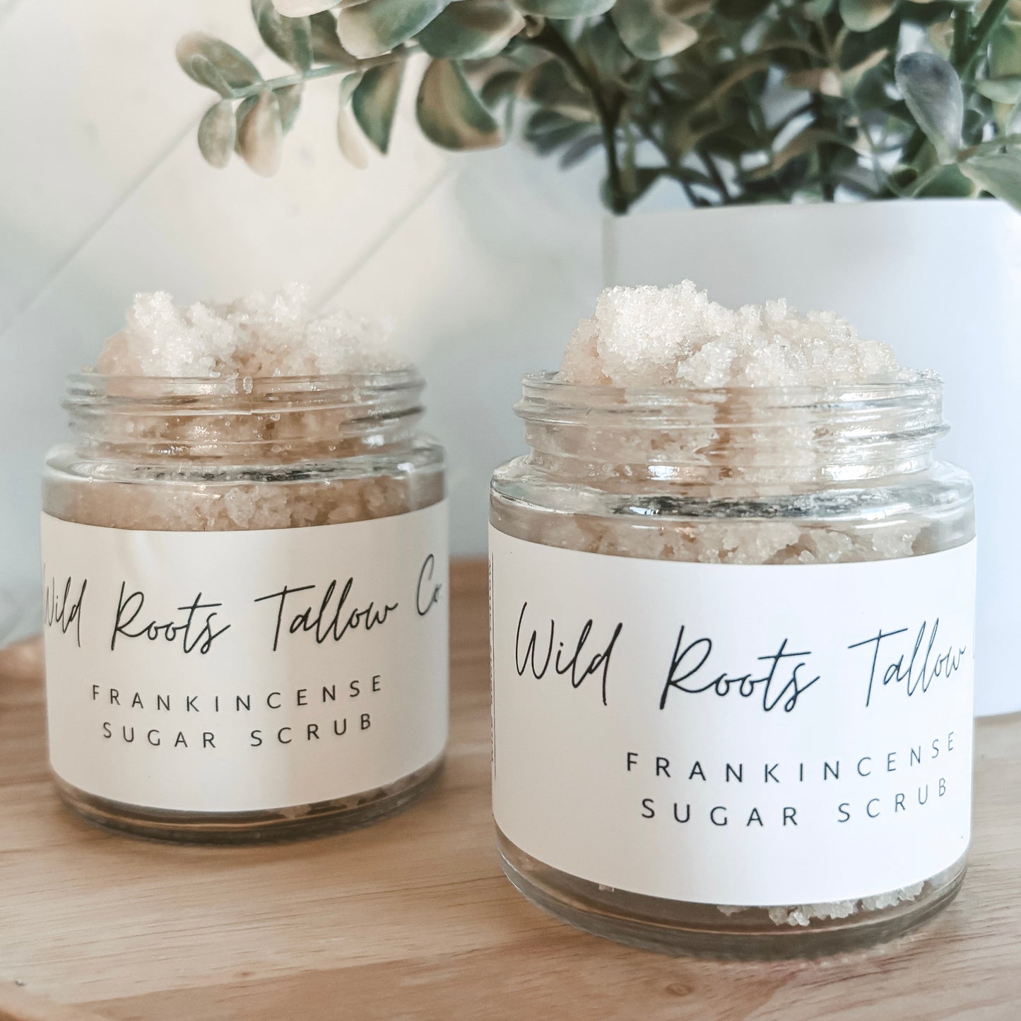 Frankincense Tallow Infused Sugar Scrub