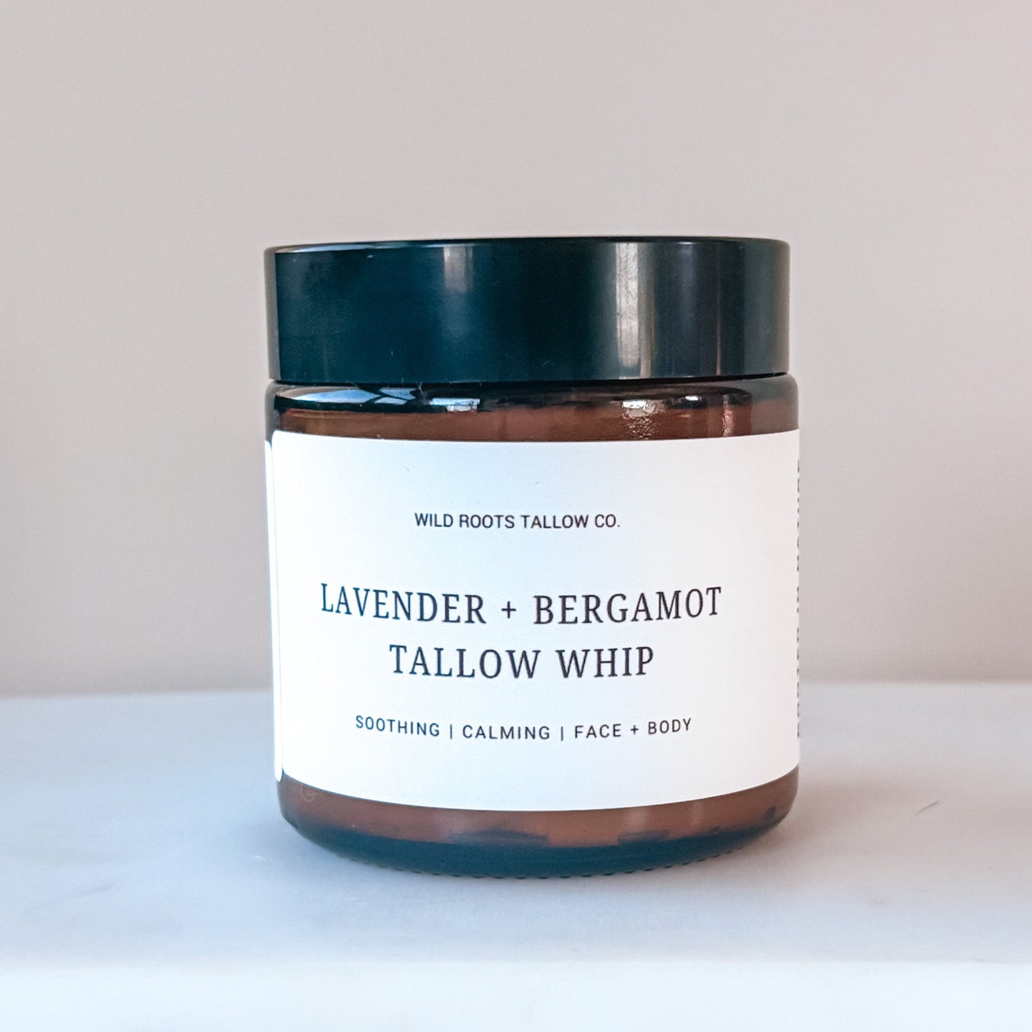 Lavender & Bergamot Tallow Whip | Grass Fed Beef Tallow Balm