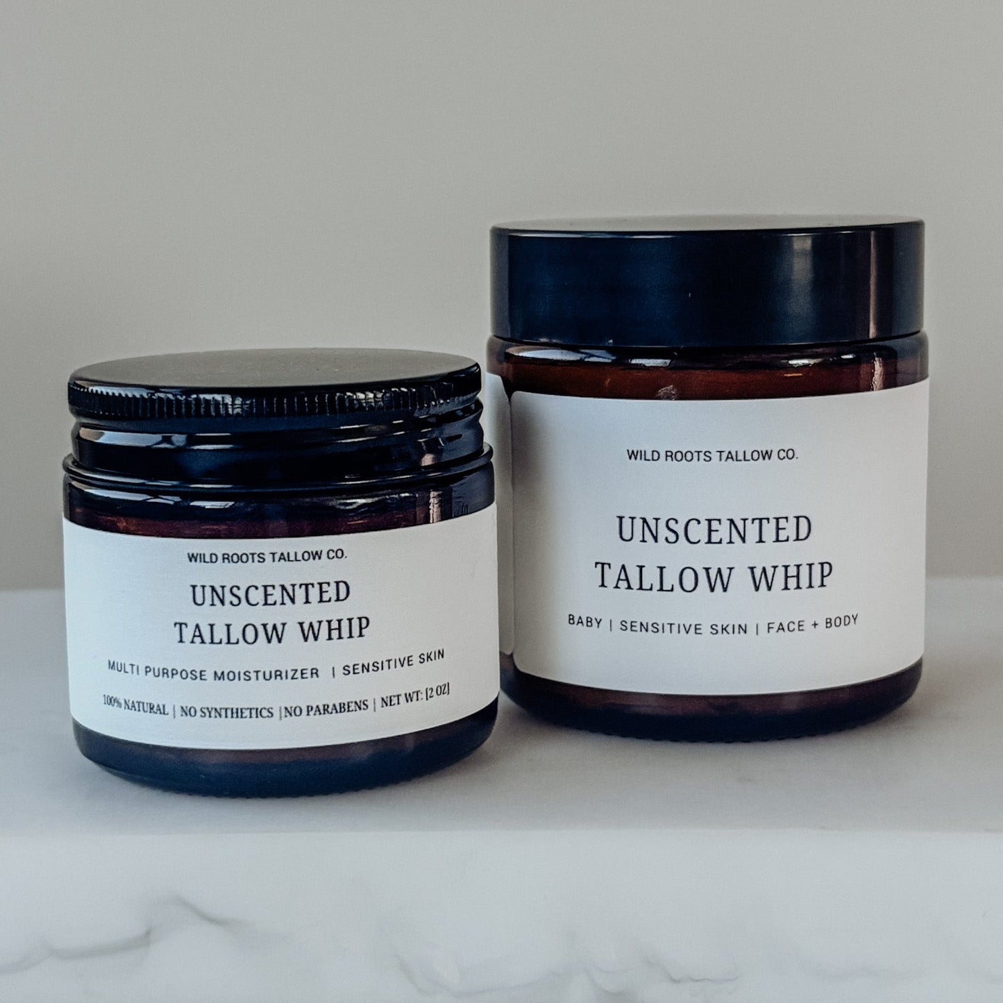 Unscented Tallow Balm | Grass Fed Beef Tallow Balm