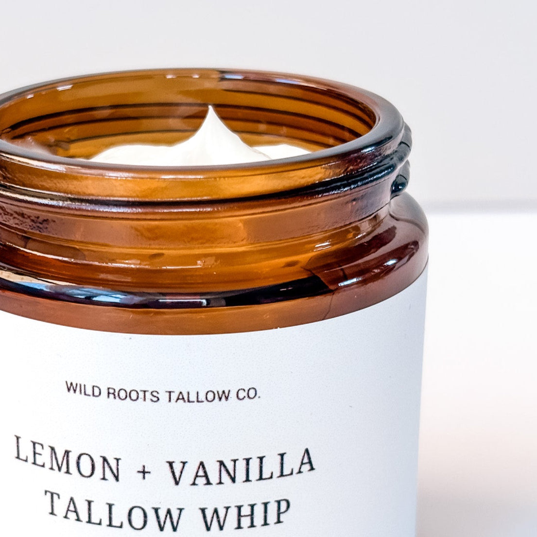 Lemon and Vanilla Tallow Whip | Grass Fed Beef Tallow Balm