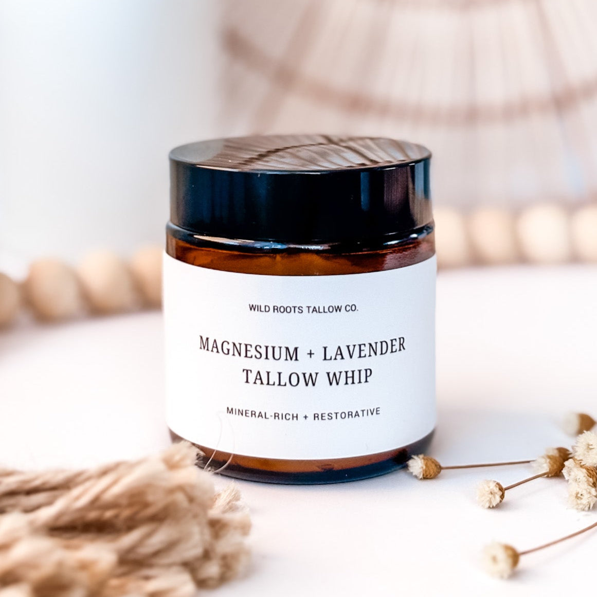 Tallow Magnesium Cream - Lavender Lemongrass