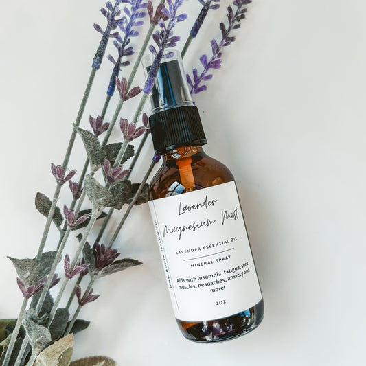 Lavender Magnesium Mist Spray | Sleep and Sore Muscle Aid