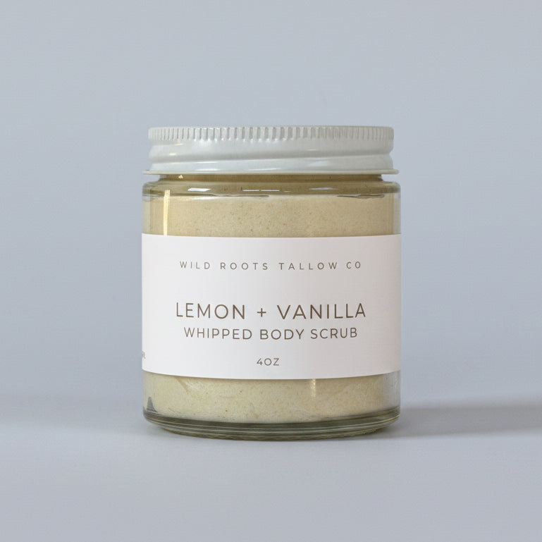 Lemon + Vanilla Sugar Scrub