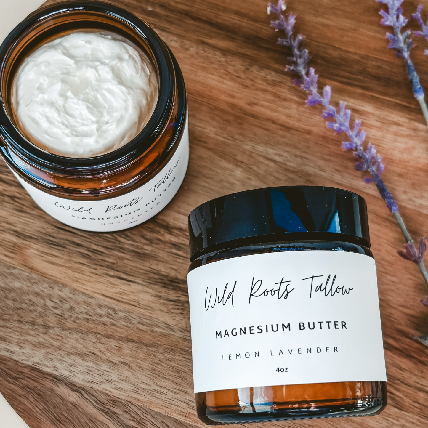 Tallow Magnesium Butter -  Lemon Lavender