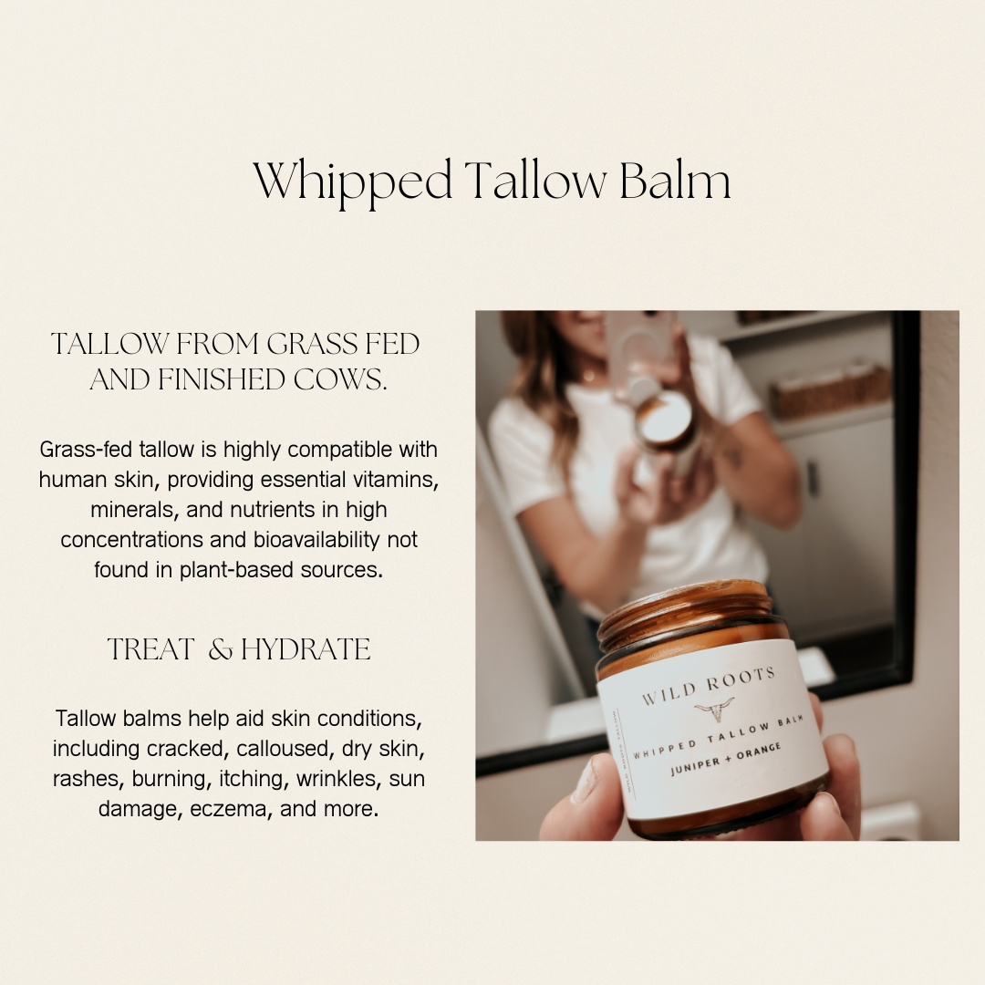 Frankincense Tallow Whip | Grass Fed Tallow Balm