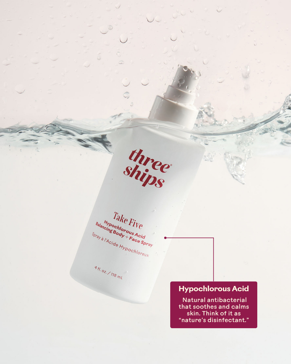 Take Five™ Hypochlorous Acid Balancing Body + Face Spray