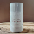 Lemon + Vanilla Tallow Based Deodorant | Baking Soda + Aluminum  Free 3oz