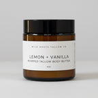 Lemon + Vanilla Tallow Body Butter