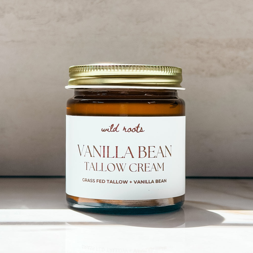 Vanilla Bean Infused Tallow Cream