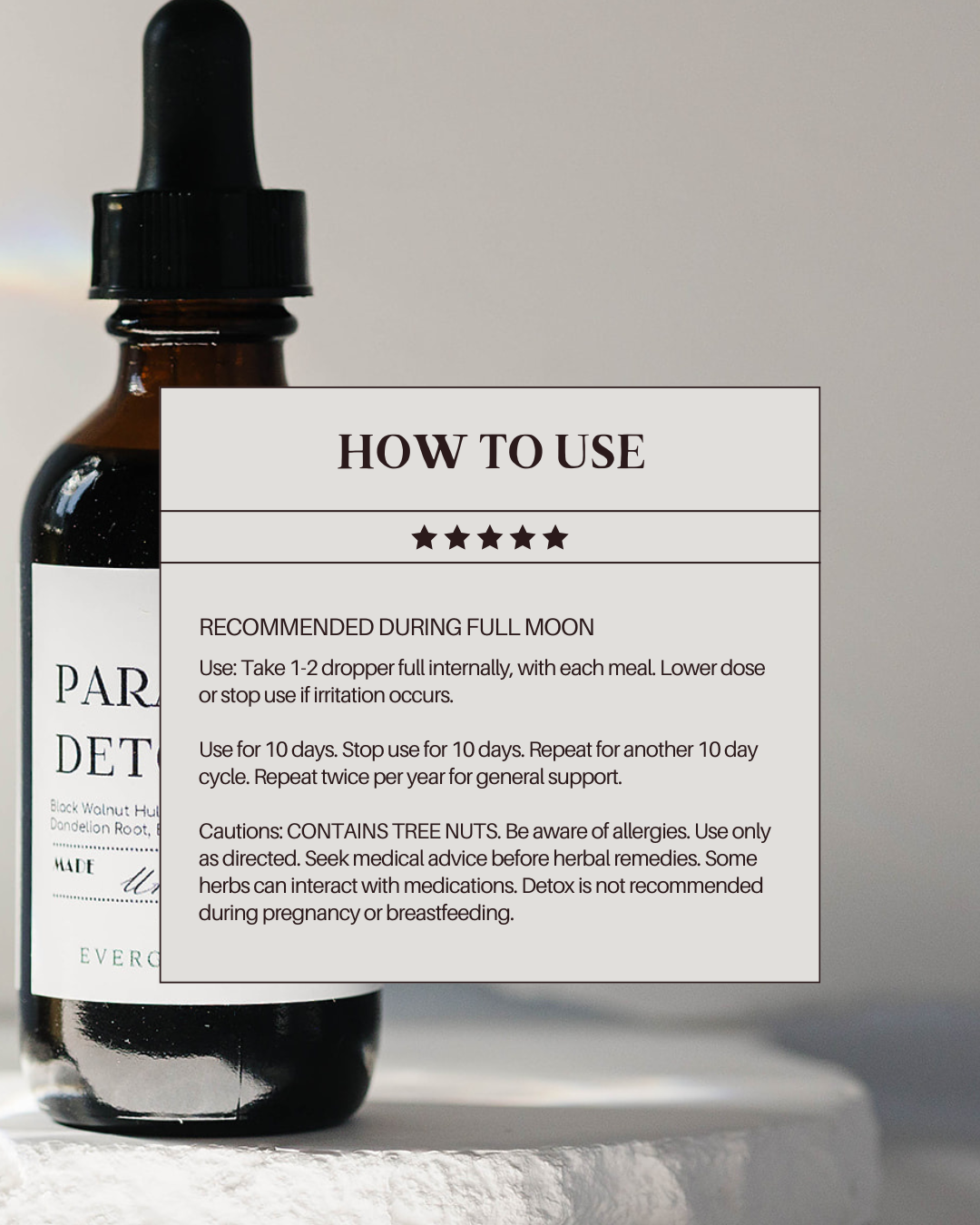 Parasite Detox, Herbal Tincture