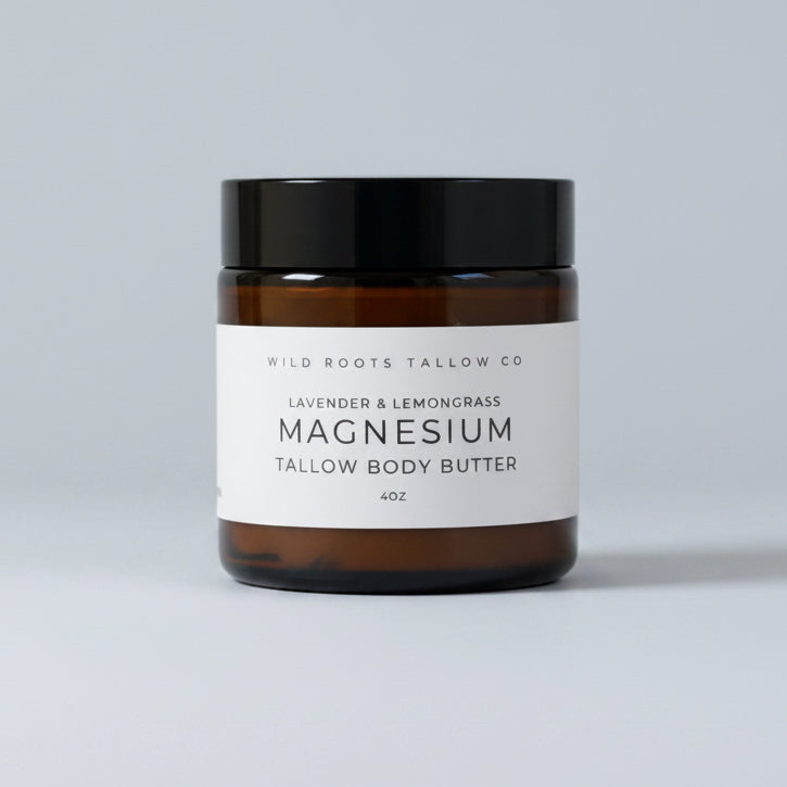 Tallow + Magnesium Butter (Lavender & Lemongrass)