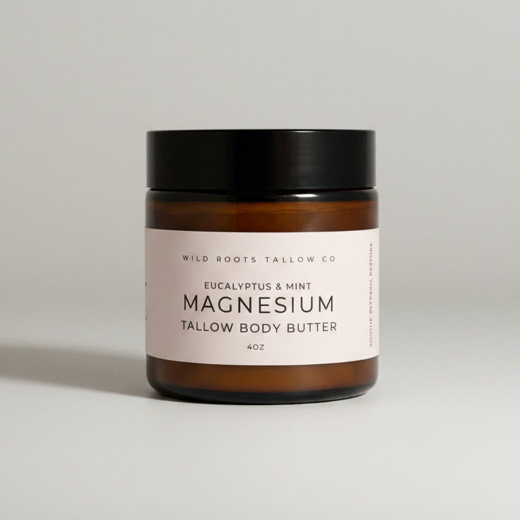 Tallow + Magnesium Butter (Eucalyptus & Peppermint)