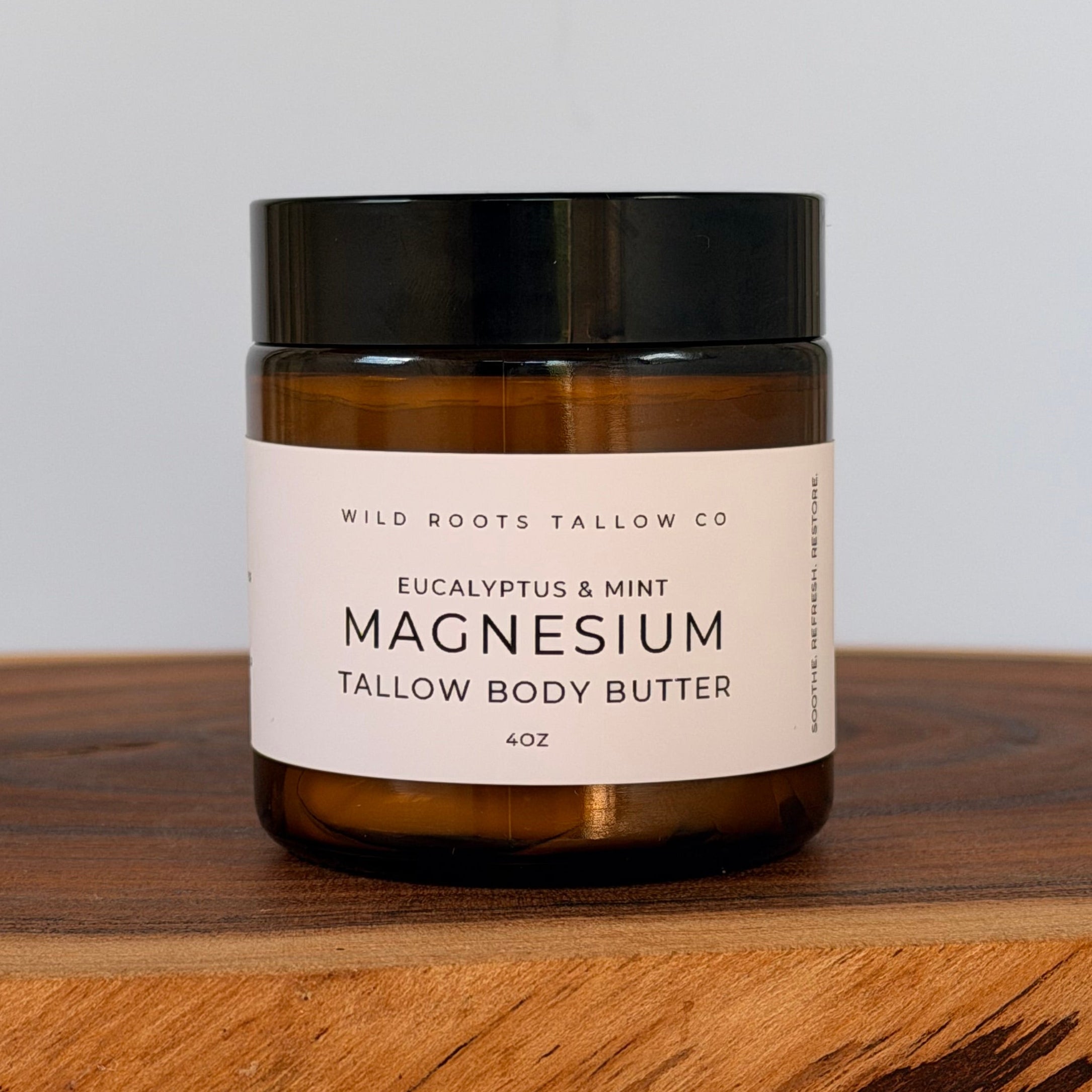 Magnesium Tallow Butter – Eucalyptus & Peppermint
