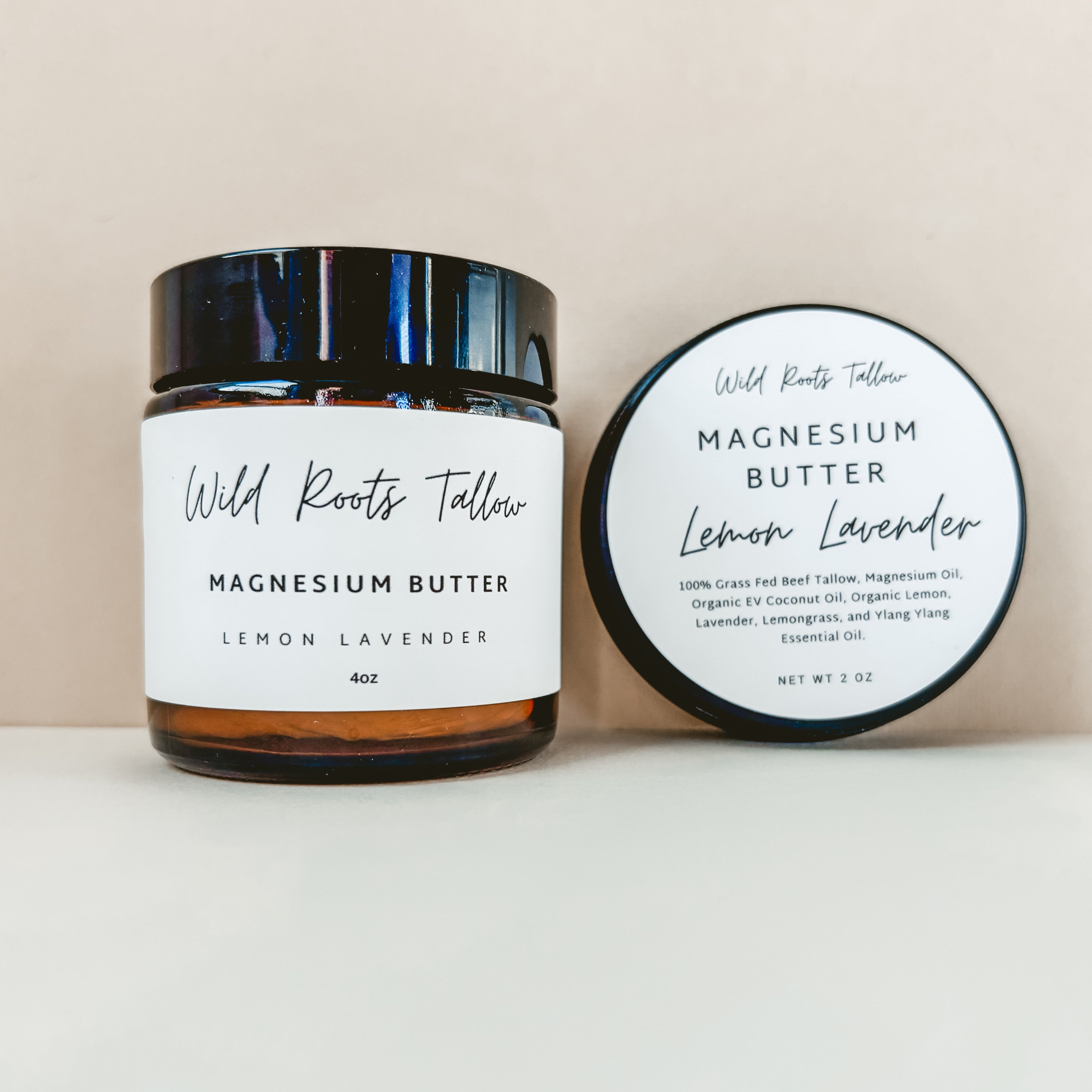 Peak Organics Magnesium Infused Tallow Balm - Chamomile, Lavender & Bergamot 80g main image 1