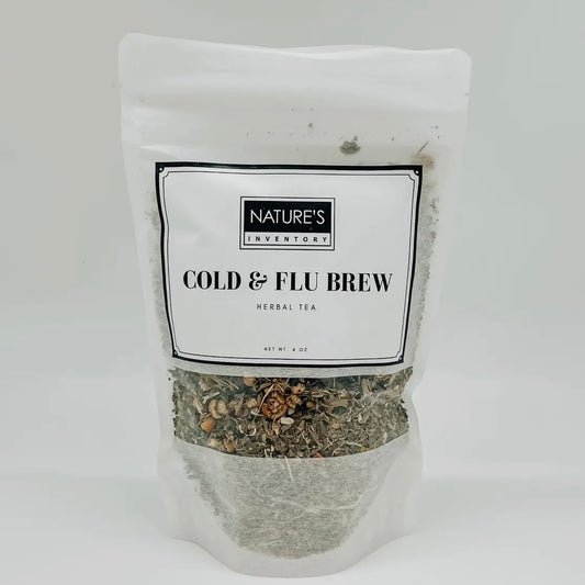 Cold + Flu Brew - Wild Crafted Herbal Tea