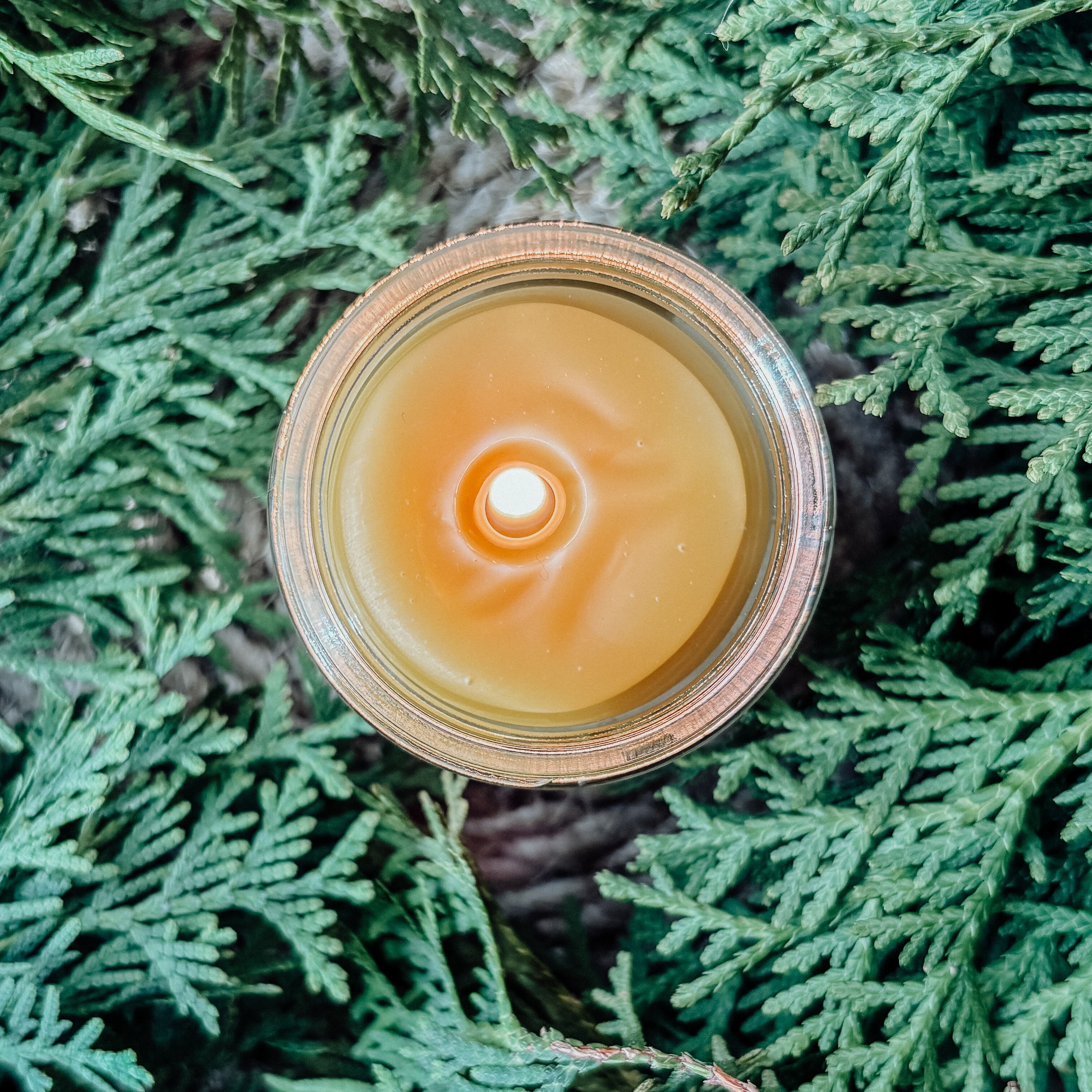 Merry & Bright Beeswax Candle