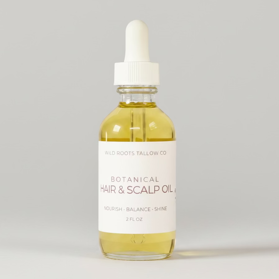 Botanical Hair & Scalp Oil | Holistic Hair Growth