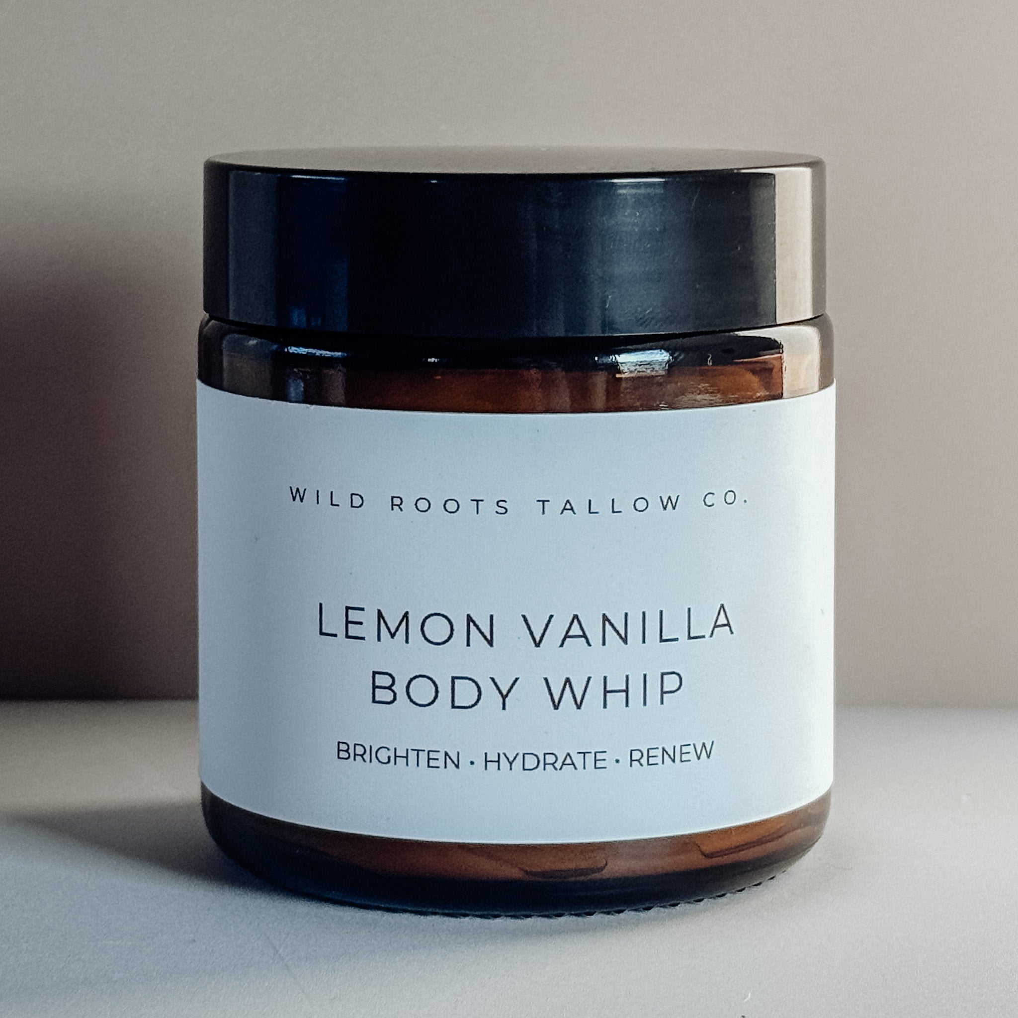 Lemon and Vanilla Tallow Body Whip