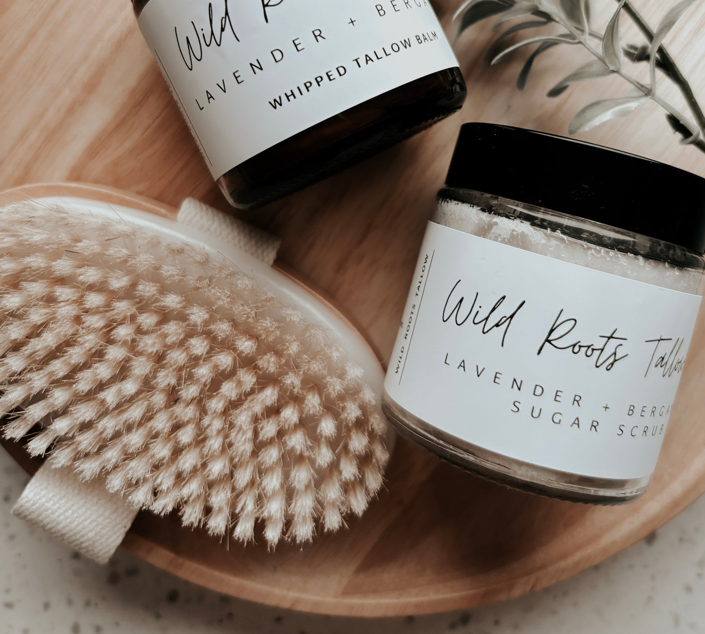 Natural Boar Hair Dry Brush