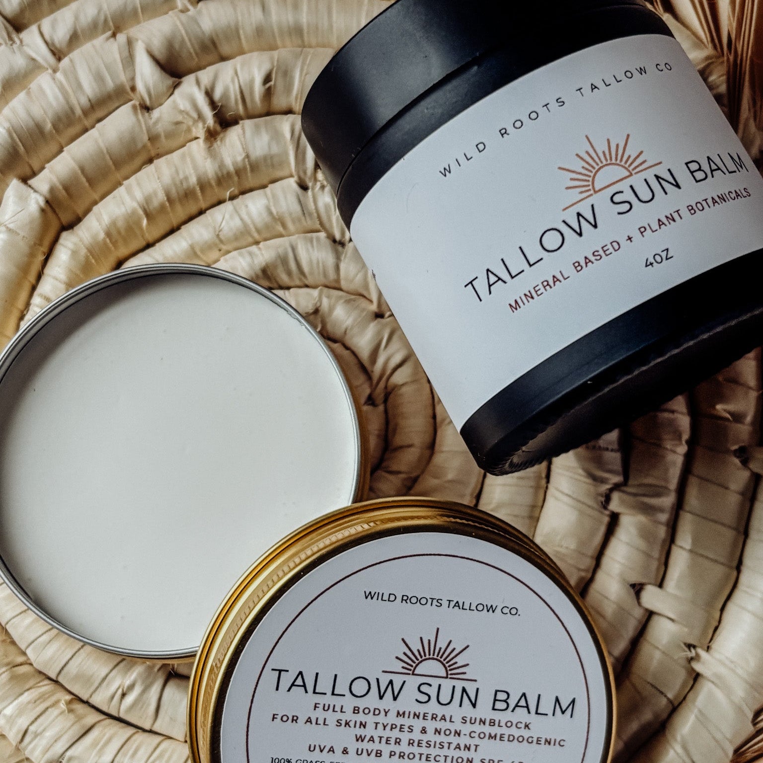 Tallow Sun Balm – Natural Mineral SPF