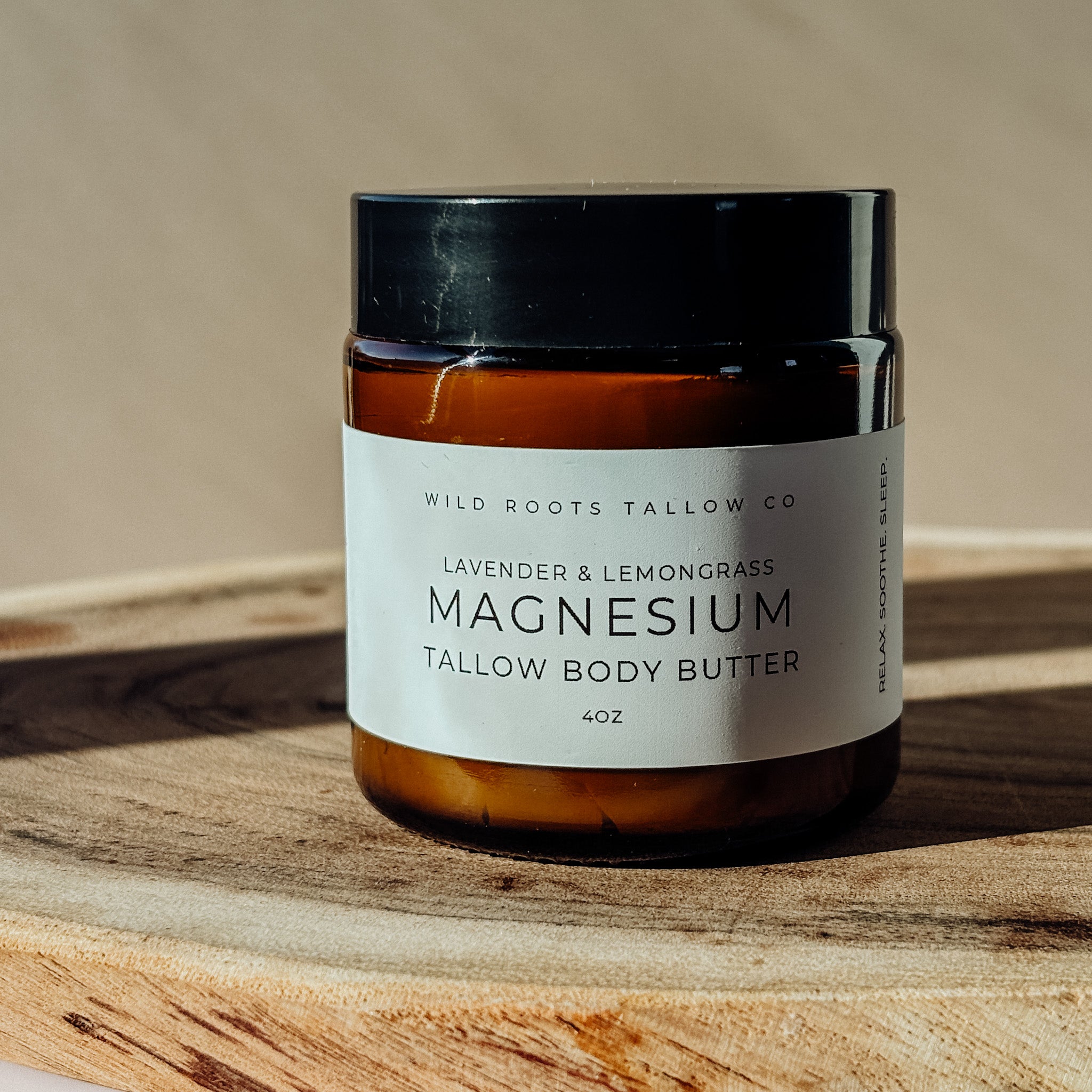 Magnesium Tallow Butter – Lavender & Lemongrass