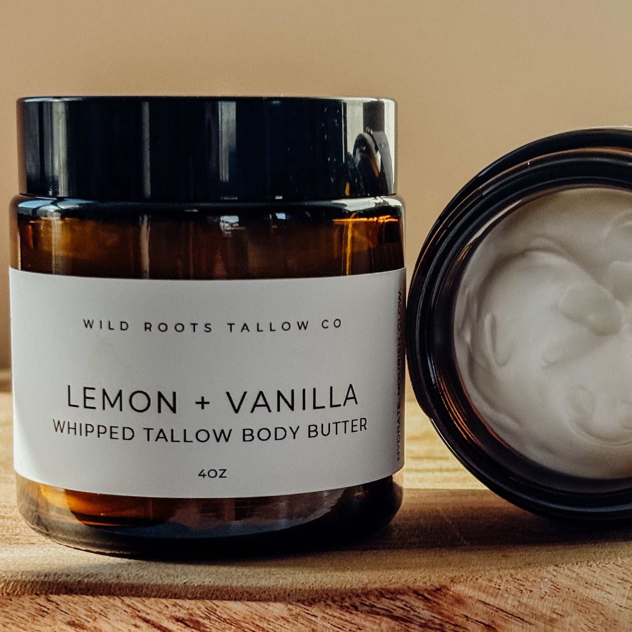 Lemon + Vanilla Tallow Body Butter
