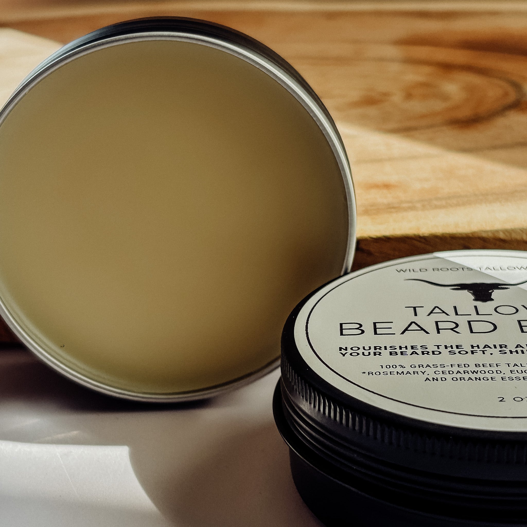 Tallow Beard Balm + Daily Face Moisturizer