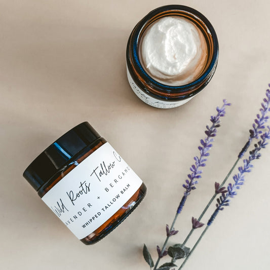 Lavender & Bergamot Tallow Whip | Grass Fed Beef Tallow Balm