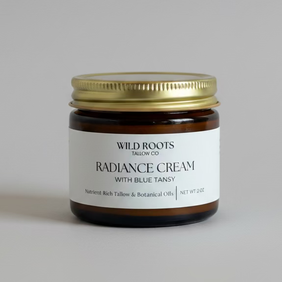 Radiance Tallow Cream with Blue Tansy + Neroli