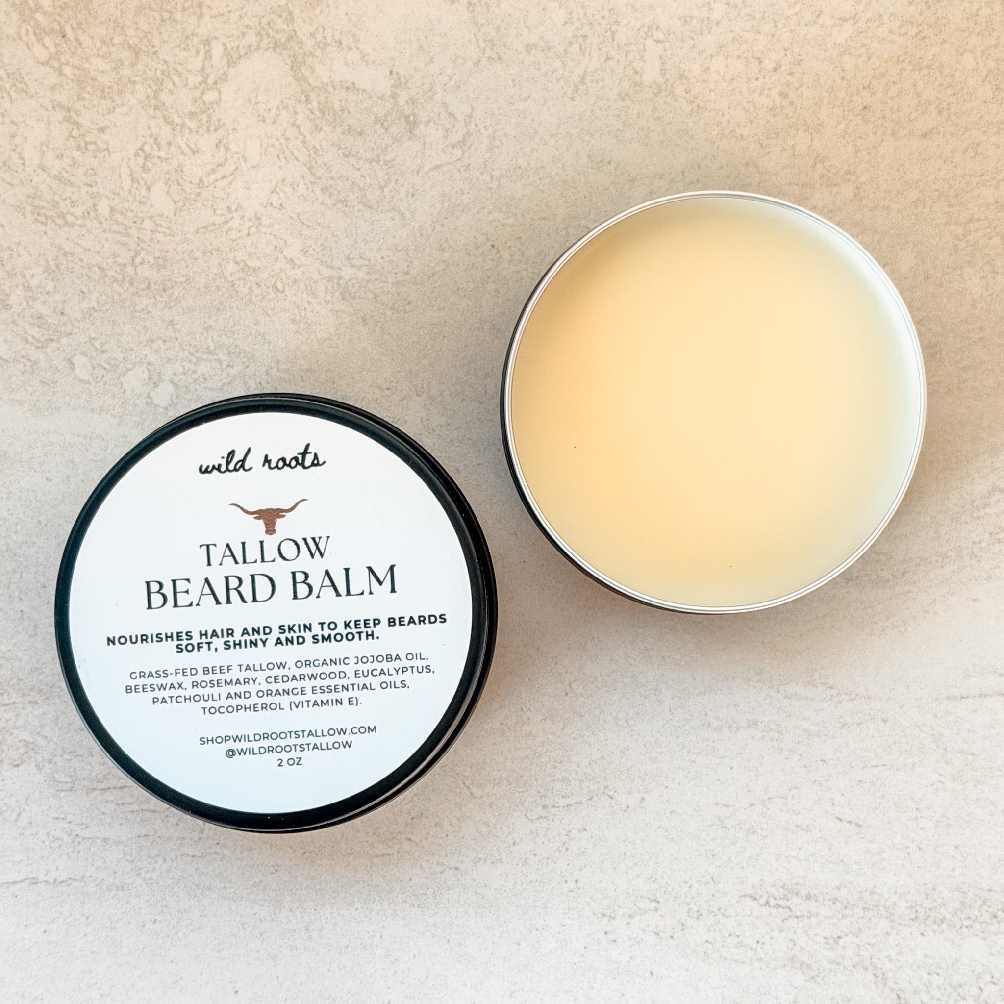Tallow Beard Balm + Daily Face Moisturizer