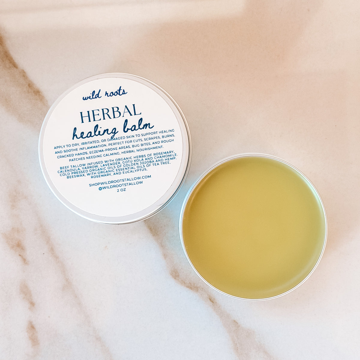Herb Infused Tallow & Hemp Healing Balm