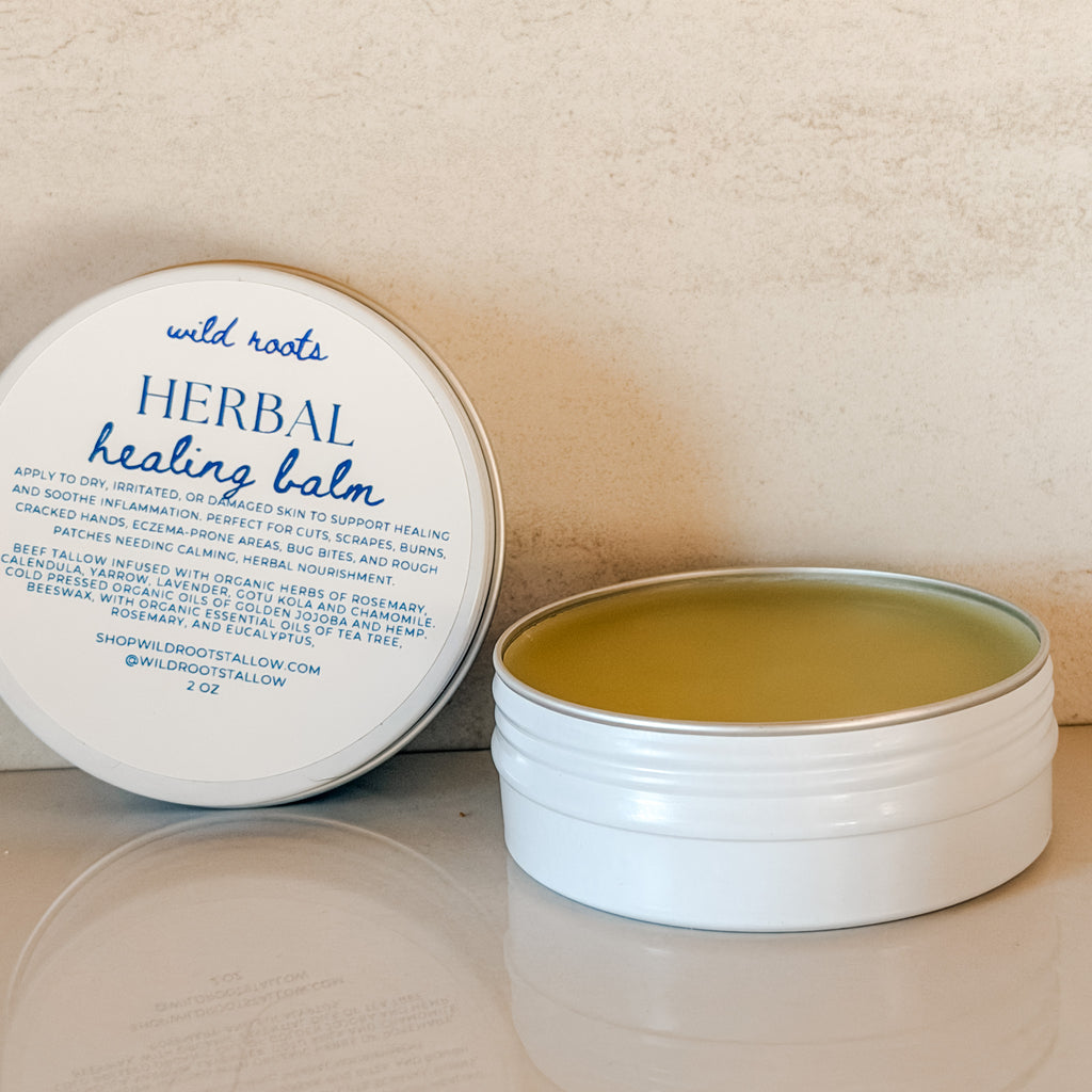 Herb Infused Tallow & Hemp Healing Balm