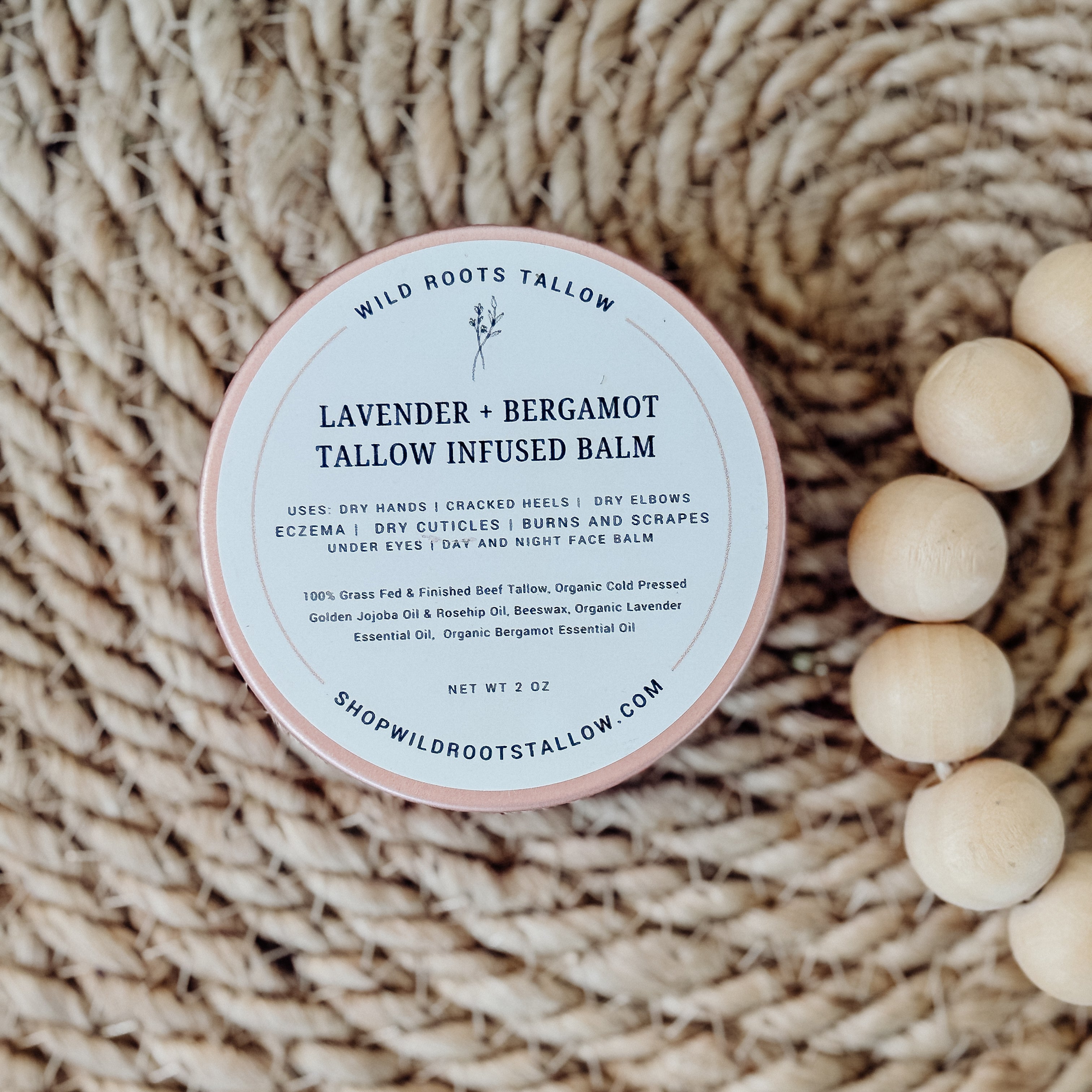 Lavender & Bergamot Tallow Hand + Body Balm