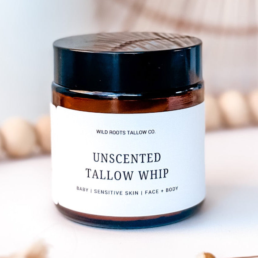 Unscented Tallow Balm | Grass Fed Beef Tallow Balm