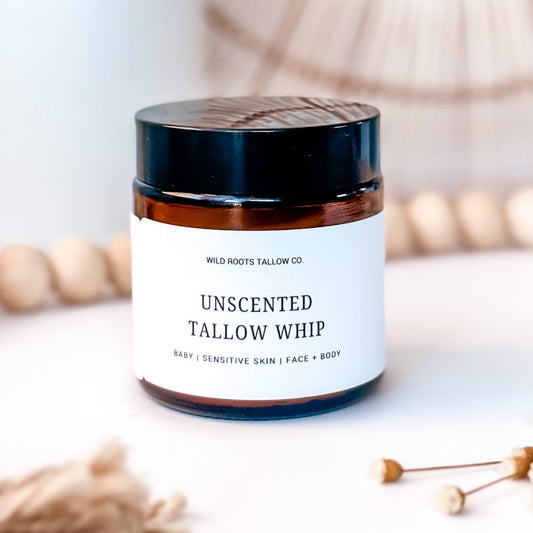 Unscented Tallow Balm | Grass Fed Beef Tallow Balm