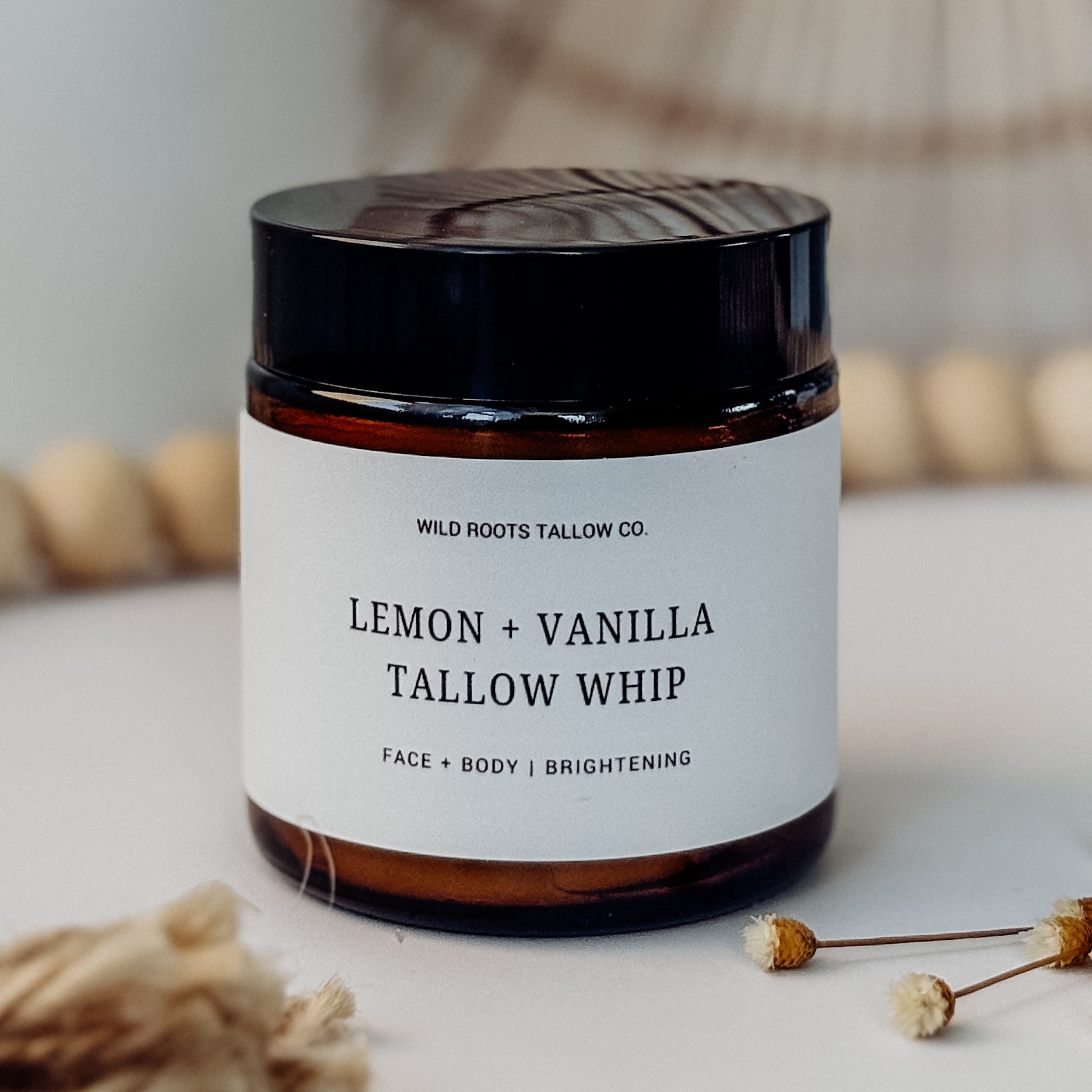 Lemon and Vanilla Tallow Body Whip