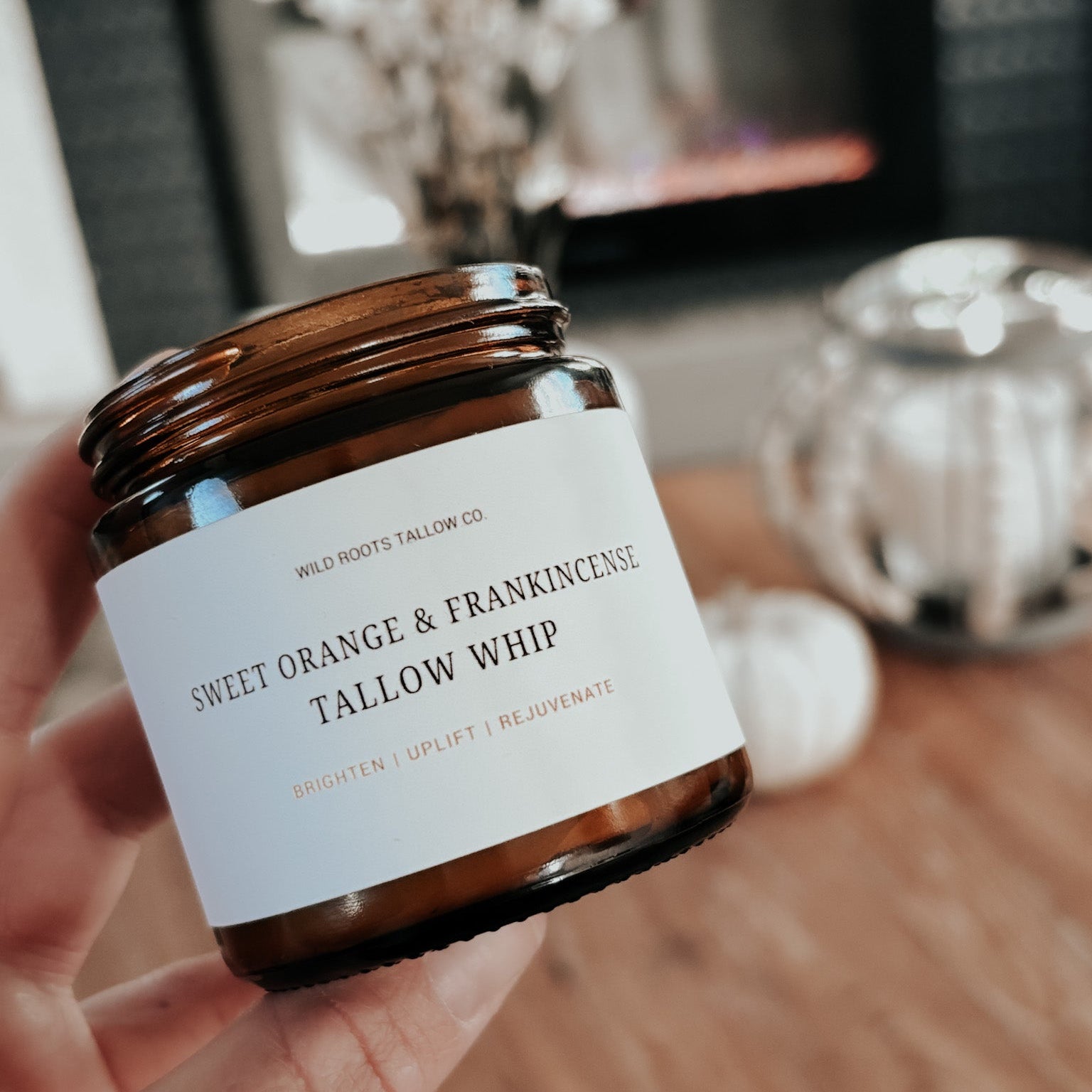 Sweet Orange, Clove, and Frankincense Tallow Whip