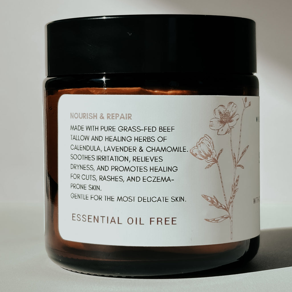 Soothing Herbal Tallow Whip - ESSENTIAL OIL FREE