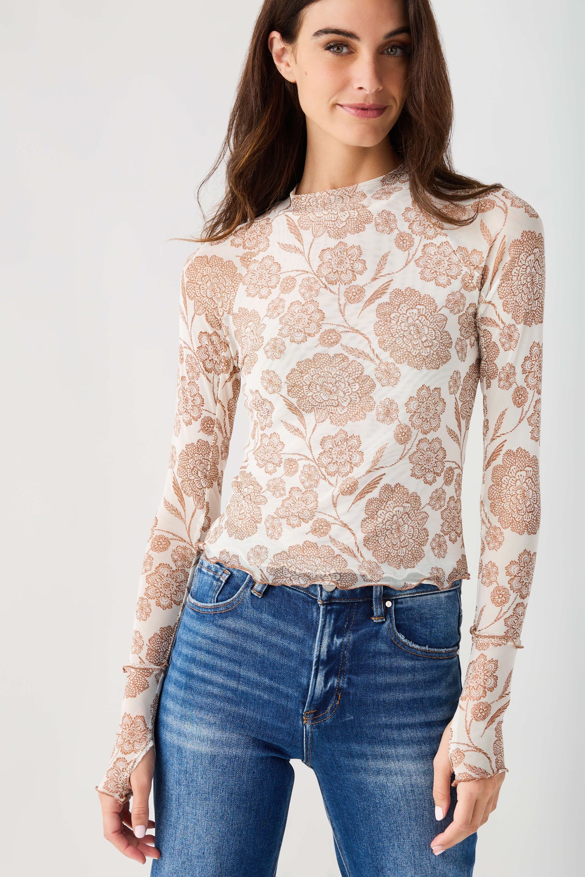 The Wildflower Mesh Top