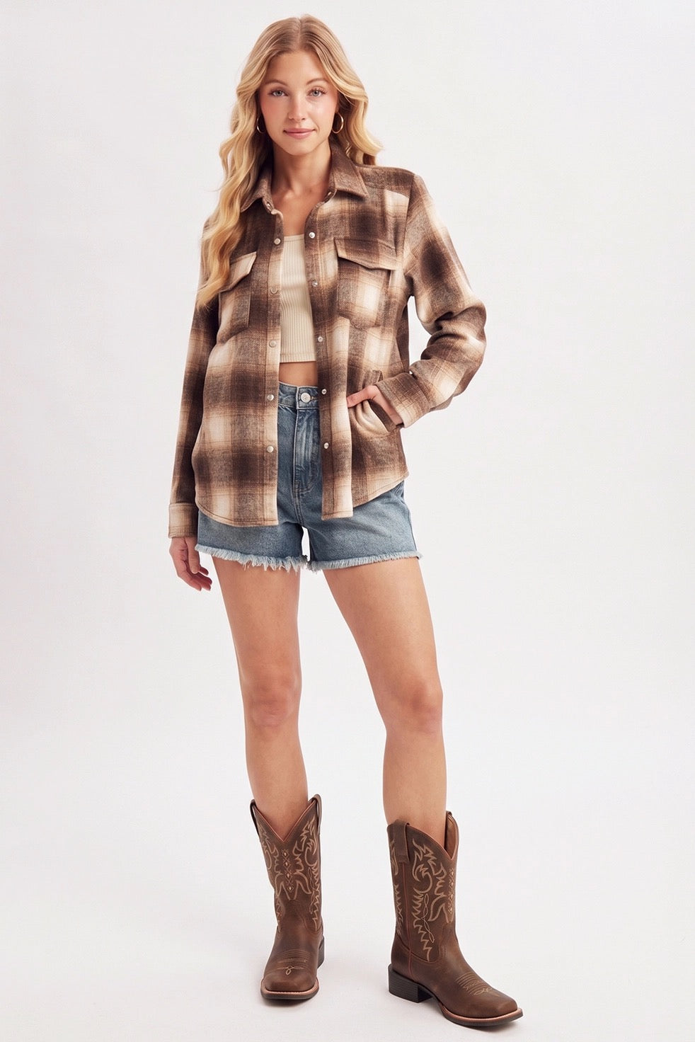 The Canyon Plaid Shacket