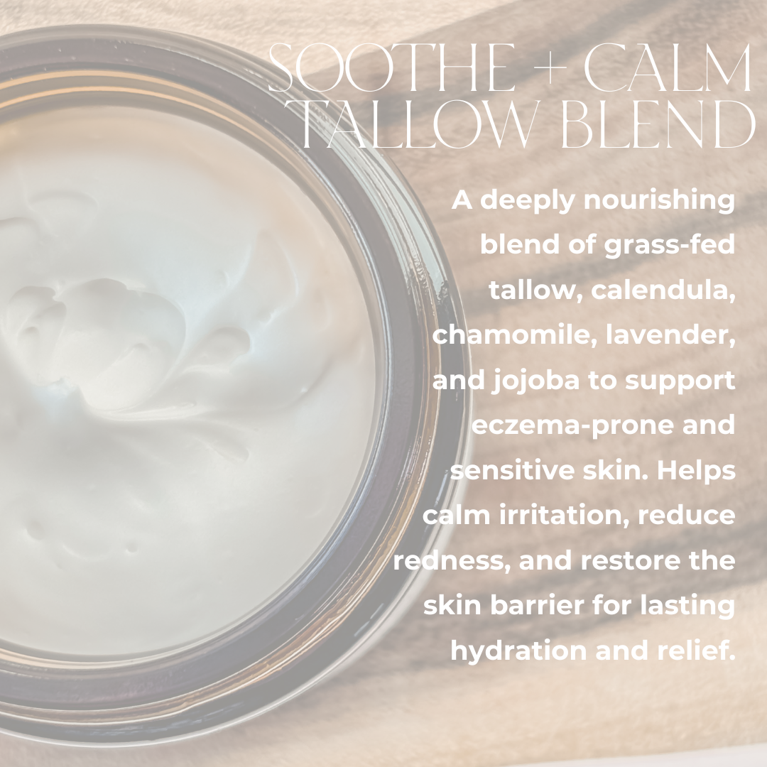Soothe + Calm Tallow | With Calendula, Chamomile, and  Lavender