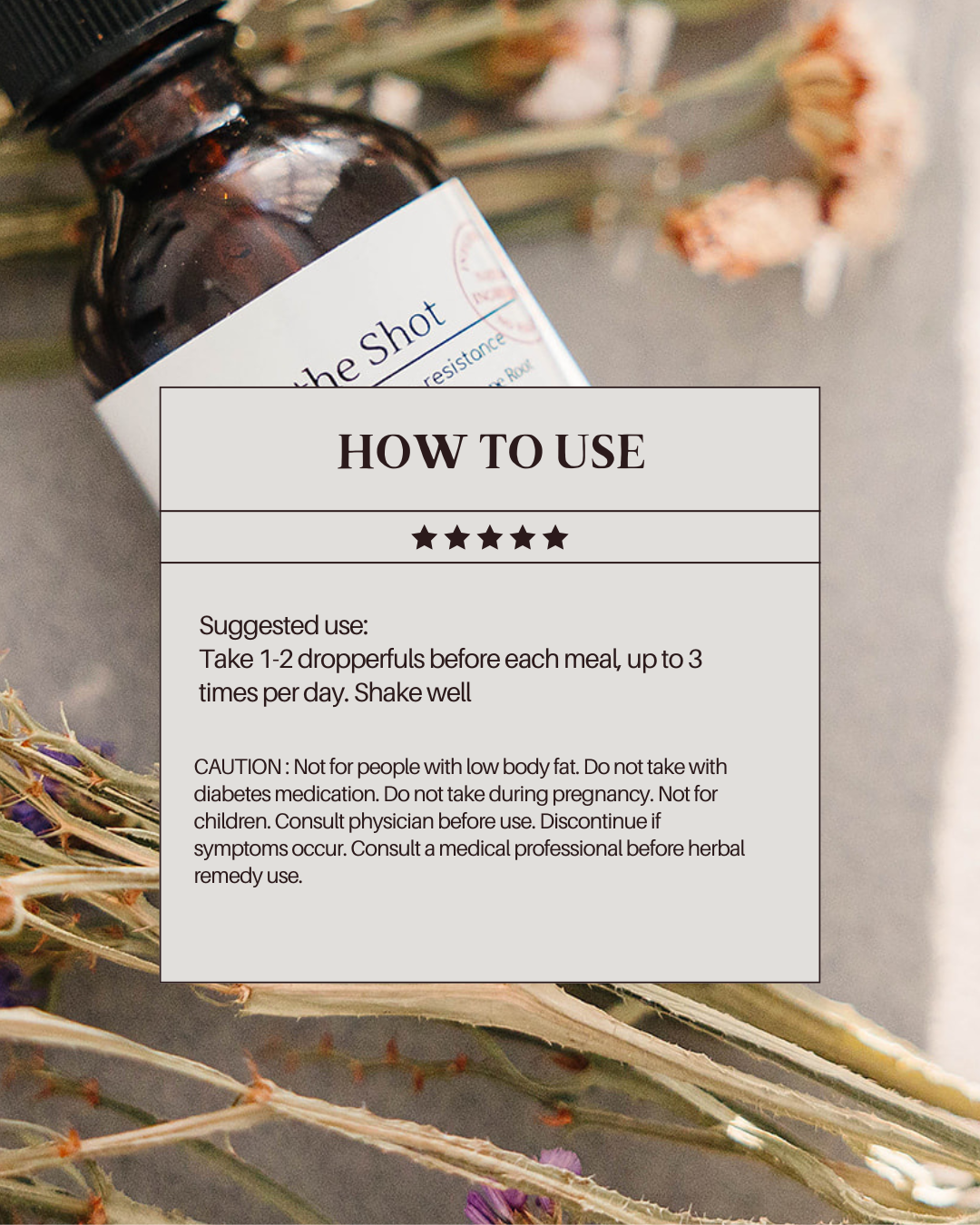Skip the Shot (Metabolic Support) Tincture