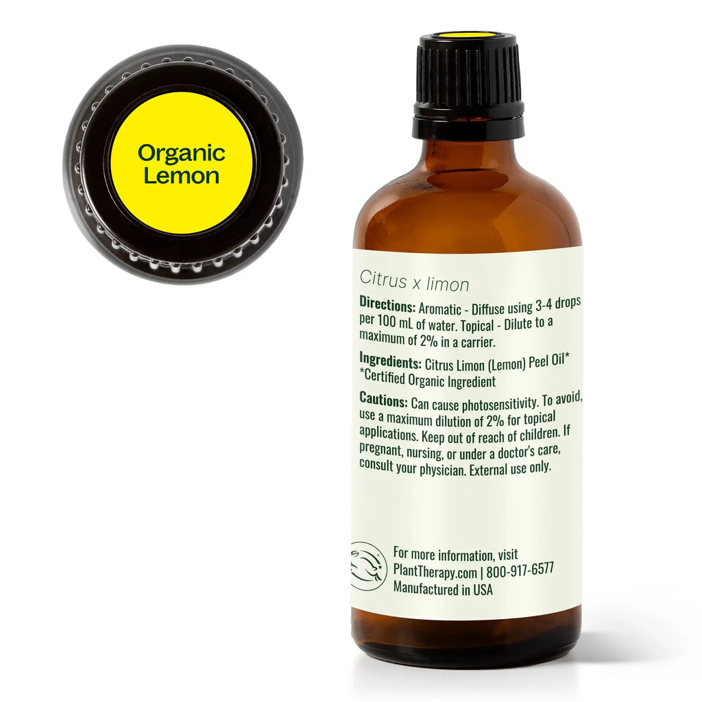 Organic Lemon Essential Oil 100 mL
